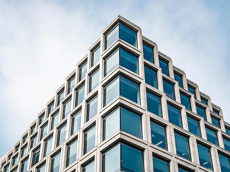 Close up of building