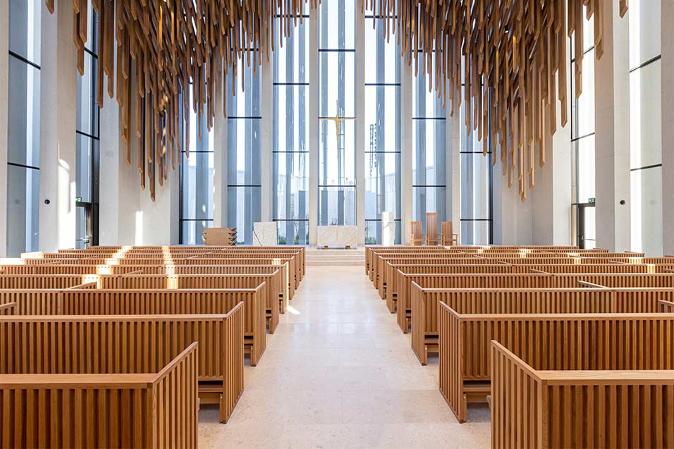 His Holiness Francis Church Interior (Dror Baldinger)