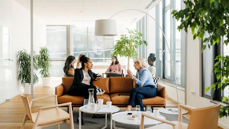 Women having a business meeting